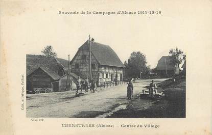 CPA FRANCE 68 "Uberstrass, Centre du village".