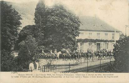 CPA FRANCE 68 "Thann, Les troupes Françaises le 07 août 1914".