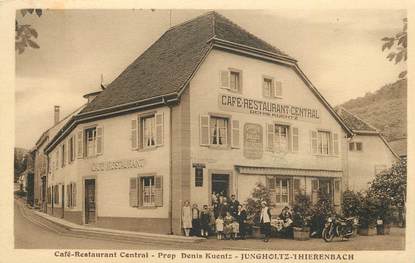 CPA FRANCE 68 " Jungholtz - Thierenbach, Café restaurant central".