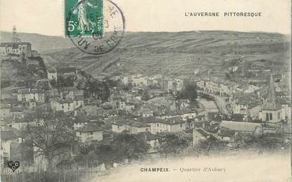 CPA FRANCE 63 " Champeix, Quartier d'Aubary".