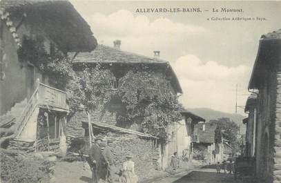 CPA FRANCE 38 " Allevard les Bains, Le Montaret".