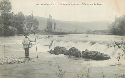 CPA FRANCE 39 " Port Lesney, L'écluse sur la Loue".