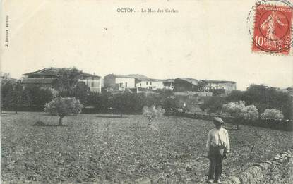 CPA FRANCE 34 " Octon, Le mas des Carles".