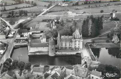 CPSM FRANCE 71 " La Clayette, Vue aérienne du château".