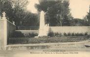 30 Gard CPA FRANCE 30 " Bouillargues, Le monument aux morts".