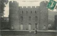 30 Gard CPA FRANCE 30 " Avèze, Le château de Montcalm".