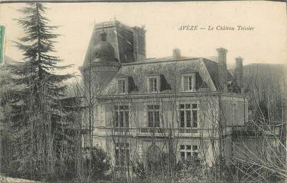 CPA FRANCE 30 " Avèze, Le château Teissier".