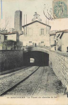 CPA FRANCE 30 " Boucoiran, le tunnel du chemin de fer".