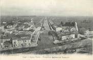 30 Gard CPA FRANCE 30 " Aigues Mortes, Perspective du canal de Beaucaire".