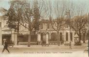 30 Gard CPA FRANCE 30 " Alès, Place de la Mairie, casino, caisse d'épargne". / CAISSE D'EPARGNE