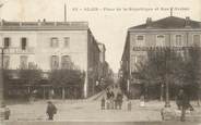 30 Gard CPA FRANCE 30 " Alès, Place de la République".