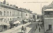 30 Gard CPA FRANCE 30 " Alès, Rue de l'Hôtel de Ville et Avenue de la Gare".