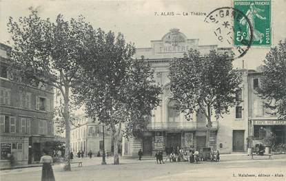 CPA FRANCE 30 " Alès, Le théâtre".