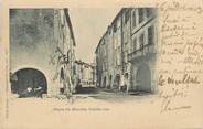 30 Gard CPA FRANCE 30 " Alès, Place du marché, vieille rue".