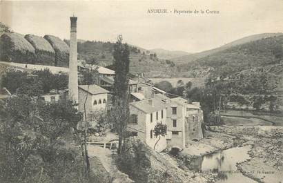 CPA FRANCE 30 " Anduze, Papeterie de la Crotte".