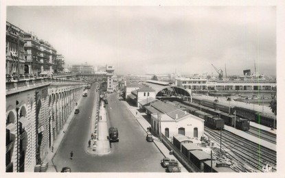 CPSM ALGERIE "Alger, Bld de la République et la gare"