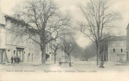 CPA FRANCE 30 " Bagnols sur Cèze, Boulevard Théodore Lacombe".