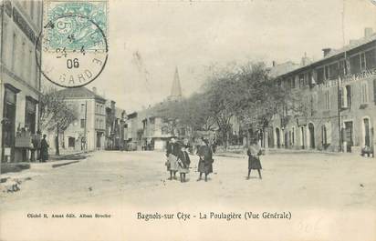 CPA FRANCE 30 " Bagnols sur Cèze, La Poulagière".