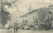 30 Gard CPA FRANCE 30 "Barjac, L'esplanade et l'église".