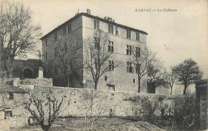 CPA FRANCE 30 "Barjac, Le château".