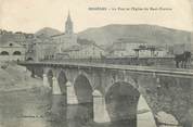 30 Gard CPA FRANCE 30 "Bessèges, Le pont et l'église du haut travers".