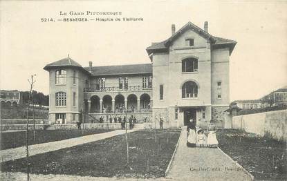 CPA FRANCE 30 "Bessèges, Hospices de vieillards".