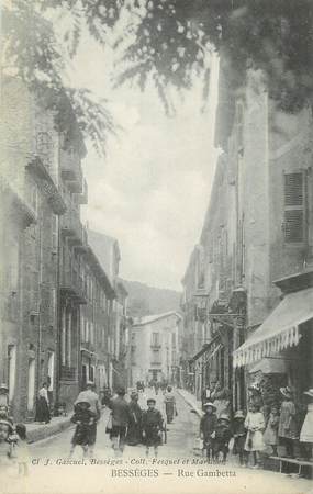 CPA FRANCE 30 "Bessèges, Rue Gambetta".