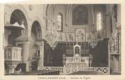 30 Gard CPA FRANCE 30 "Cavillargues, Intérieur de l'église".