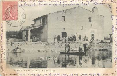 CPA FRANCE 30 " Le Cailar, Le moulin".