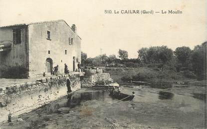 CPA FRANCE 30 " Le Cailar, Le moulin".