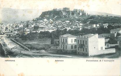 CPA GRECE "Athènes, panorama et l'Acropole"