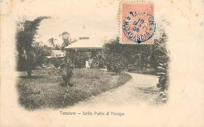 CPA MADAGASCAR "Tamatave, Jardin public et musique"