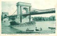30 Gard CPA FRANCE 30 " Fourques, Le pont sur le Rhône".