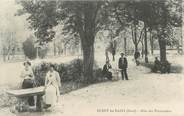 30 Gard CPA FRANCE 30 " Euzet les Bains, Allée des Marronniers".