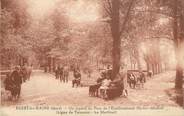 30 Gard CPA FRANCE 30 " Euzet les Bains, Parc de l'établissement hydro minéral".