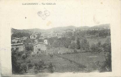 CPA FRANCE 30 " Gagnières, Vue générale".