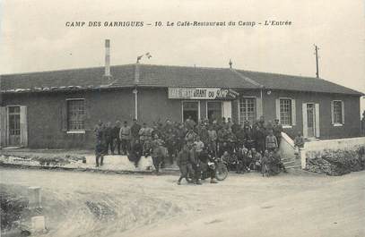 CPA FRANCE 30 " Camp des Garrigues, Le café restaurant du camp".