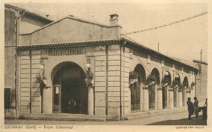 CPA FRANCE 30 " Générac, Foyer communal".