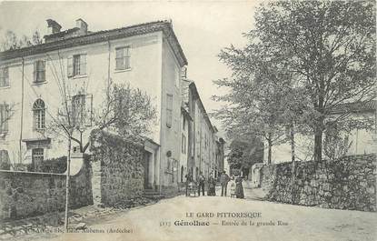 CPA FRANCE 30 " Génolhac, Entrée de la grande rue".