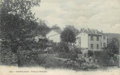 CPA FRANCE 30 " Génolhac, Villa du Rédarès".