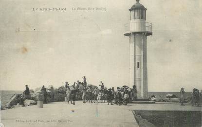 CPA FRANCE 30 " Le Grau du Roi, Le phare".