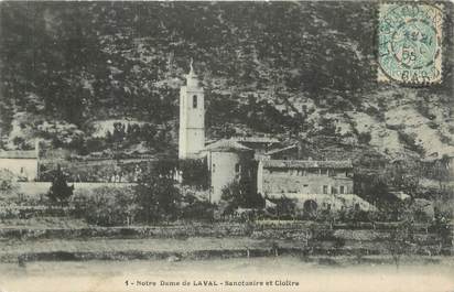 CPA FRANCE 30 " Notre Dame de Laval, Sanctuaire et cloître".