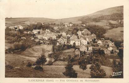 CPA FRANCE 30 " Lanuejols, Vue générale de Montjardin".