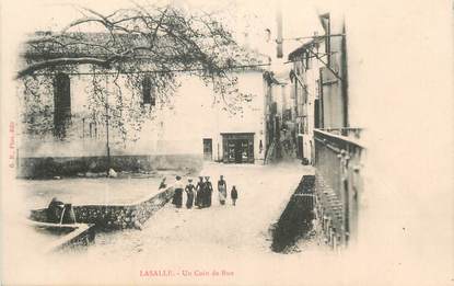 CPA FRANCE 30 "Lasalle, Un coin de rue".