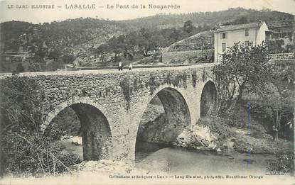 CPA FRANCE 30 "Lasalle, Le pont de la Nougarède".