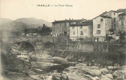 CPA FRANCE 30 "Lasalle, Le pont vieux".