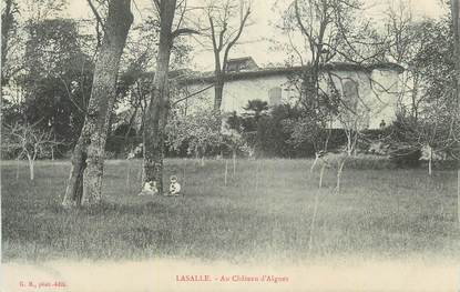 CPA FRANCE 30 " Lasalle, Le Château d'Algues".