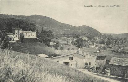 CPA FRANCE 30 " Lasalle, Le château de Calviac".