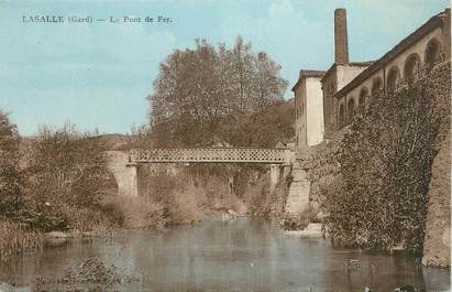 CPA FRANCE 30 " Lasalle, Le pont de fer".