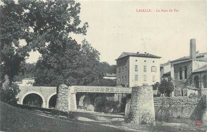 CPA FRANCE 30 " Lasalle, Le pont de fer".